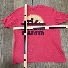 Disney The Lion King Hakuna Matata Simba Timon Pumba Graphic T Shirt XL
