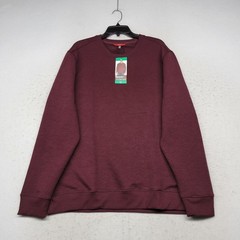 Gerry Shirt Mens Extra Large Red Textured Crew Pullover Outdoor Hike Trail New