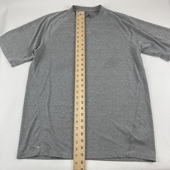 Adidas Tshirt Mens XL Gray Crew Neck Climate Short Sleeve