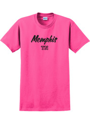 Memphis, Tennessee State T-Shirt Short Sleeve Graphic Tee Unisex apparel
