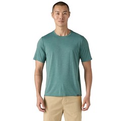 Patagonia Men’s Capilene Cool Daily Shirt Wetland Blue Small NWT *hole See Photo