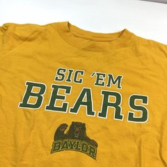 NCAA Baylor Bears Sic ’Em Graphic T-Shirt College Tee Men’s Size M