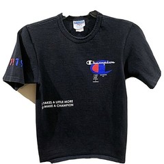 Champion “It Takes Little More” T Shirt Rochester, NY BLACK Logo LATITUDE SMALL