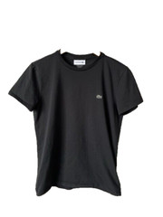 Lacoste Black Pima Cotton T-Shirt. Size US XSmall. Great condition