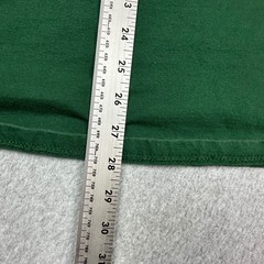 Russell Athletic Mens XXL Long Sleeve T-Shirt Green Crew Neck Cotton Blend Solid