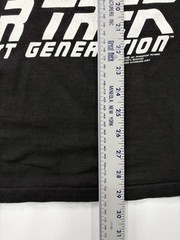VNG Star Trek Next Generation Commander Riker 1991 XL TShirt Black Single Stitch