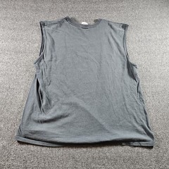Vintage All Out Fan Apparel Shirt Mens XL Gray Carnival Ecstasy Tank Cruise 90s