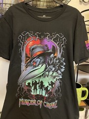 Universal Studios Hollywood HHN 2024 Murder Of Crowz Pass Member T-Shirt. XL