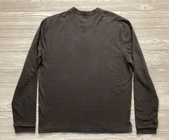 Left Coast Tee Long Sleeve Henley Mens Size Medium