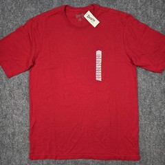 NWT Duluth Trading Co. Longtail T Mens M Relaxed T-Shirt Red Short Sleeve