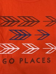 2016 Life is Good Bright Orange Go Places Tank Top Slim Fit Mens Size 2XL
