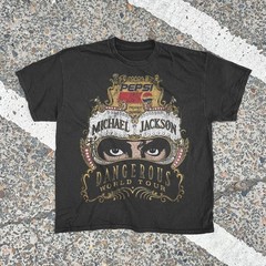 Michael Jackson’s Dangerous 90s Washed T-Shirt Black M