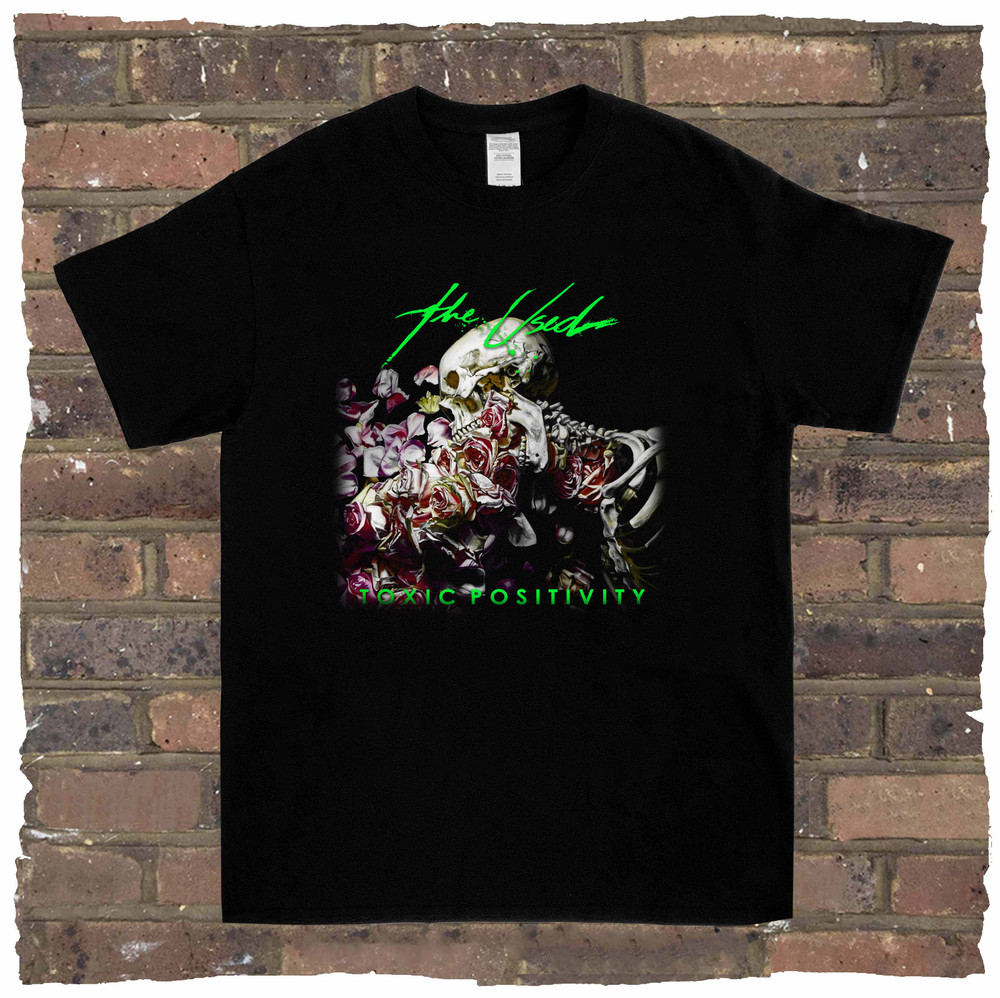 The Used Band Toxic Positivity Black Cotton Shirt Unisex Concerts-5XL LO300