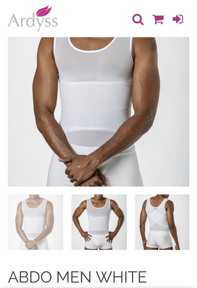 Ardyss Abdomen Men’s T Shirt S-XXL, White Or Black Color, Fast Shipping !