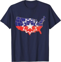 Black Proud African American for Juneteenth Flag T-Shirt