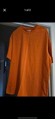 your choice! Duluth men’s Tee Large cotton. Army green, orange or green