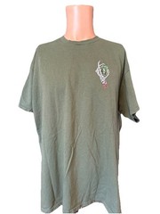 Retrofit Another Day Another Dollar Skeleton Styled Green Shirt Size XL Mens