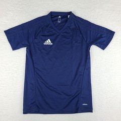 Adidas Shirt Mens Small Blue Navy Climacool V Neck Athletic T-Shirt
