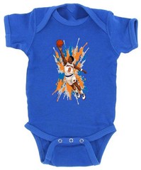 OG Anunoby Spray Paint Knicks Tip In Creeper Romper One Piece BABY 6 Month