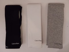 3 GENUINE CALVIN KLEIN SIZE 2XL 100% COTTON T-SHIRTS BLACK WHITE GRAY V NECK