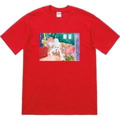 Supreme Bedroom Tee Red Navy Heather Grey F/W 18