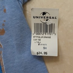 Universal Studios Back To The Future T-shirt Size Small