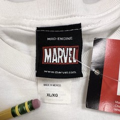 Vintage Y2K 2008 Spider-Man Mad Engine Japanese Marvel Comics Shirt Size XL