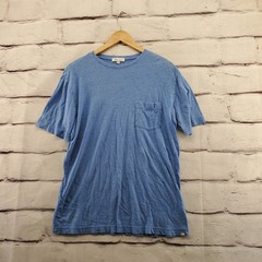 PETER MILLAR Pocket T-Shirt Mens Small Pullover Short Sleeve Tee Blue