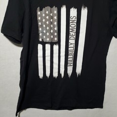 Hillbilly Demons Shirt American Flag black size Large