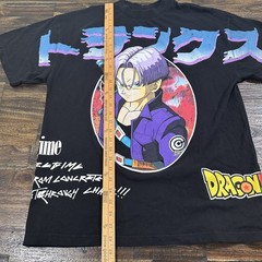 Civil Regime Dragon Ball Z Trunks Black Tshirt Size Small