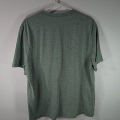 Lucky Brand Los Angeles XL T Shirt Henley Men V Neck Short Sleeve Green