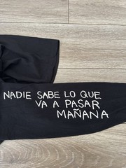 Bad Bunny Black Long Sleeve Most Wanted Tour 2024 Gildan 100% Cotton Size L