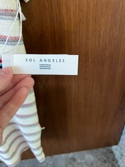 Sol Angeles Stripe Crew T Shirt Mens Size:Small