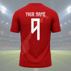 Red Norway Viking Soccer Jersey Custom Name Number Norwegian Shirt (S-5XL)
