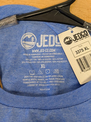 NEW Jedco Jeep Graphic Tee Ducks 2-Sided Auto Care XL NWT Pop Art