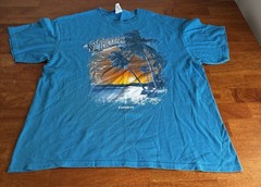 St. Thomas Carnival Cruise Line T-Shirt Adult Men’s Size Xl Blue Cotton