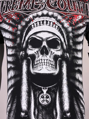 XTREME COUTURE by AFFLICTION Men’s T-Shirt PALA Skull Black Tattoo S-5XL