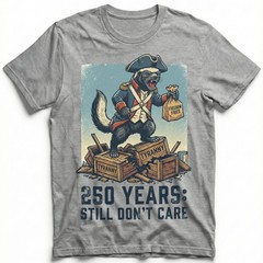 Honey Badger Freedom Fries Years Still Dont Care Funny Vintage T-Shirt
