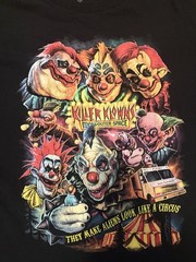 Killer Klowns From Outer Space Terror Threads T-Shirt Black XL Horror Movie