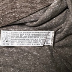Forever 21 Brown Long Sleeve Pocket Tee Men XL Marled Crewneck Casual Minimalist