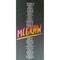 Tim McGraw Concert Tour Graphic T-Shirt Mens Medium Black Country Music Merch