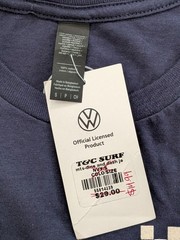 T&C Town Country Surf Hawaii Volkswagen VW Men’s Navy Blue Shirt Small S – NWT