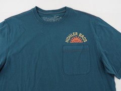 New! Howler Bros Super Bueno Sol Pocket Cotton Tee Shirt Men’s Medium Storm