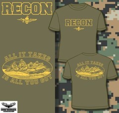 Recon 0321 Recon Jack 1st BN 2nd BN 3rd BN Recon New T-shirt