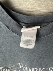 Harley Davidson Mens XL Gray Sleeveless T Shirt Work Sucks Lets Ride Biker Tee
