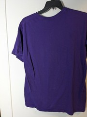 Prince Purple T-shirt with Him on Motorcycle Size Large