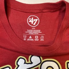 ’47 Brand Red Zion NBA Graphic Logo Crew Neck Short Sleeve T-Shirt Men’s L/G