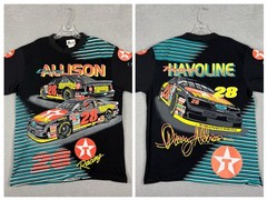 Vtg NASCAR AOP 1993 Davey Allison T-shirt Men’s XL 28 Havoline USA Single Stitch