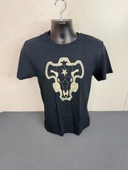 Black Clover Men’s Black Bull Squad Insignia Cotton T-Shirt Black Small NWOT