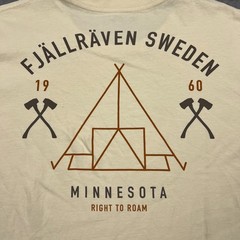 NEW Fjallraven Scout Final Shirt Men’s XL Beige Minnesota Short Sleeve Crew Tee